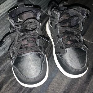 BOGO FREE ***Jordan 1 mid black on black